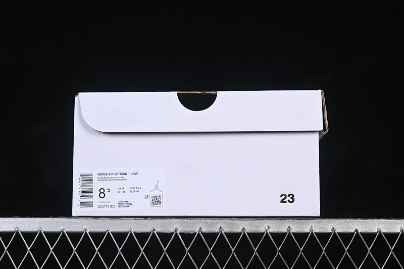 All categories Air Jordan Jordan series basketball shoes Air Jordan 1 Low Air Jordan 1 Low AJ1 Joe 1 black powder low-top basketball shoes DC0774-003